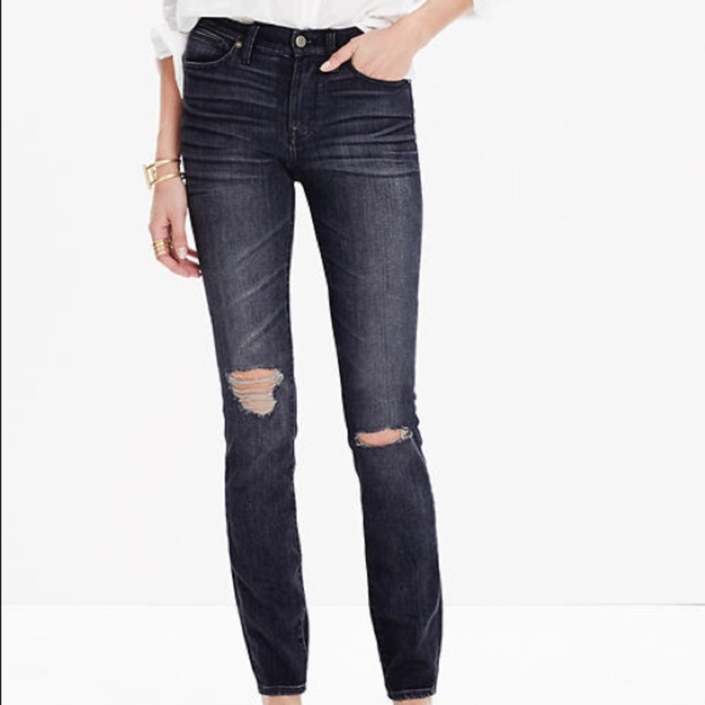 9" High-Rise Skinny Jeans in Kincaid Wash